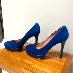Vince Camuto Suede Platform Heel